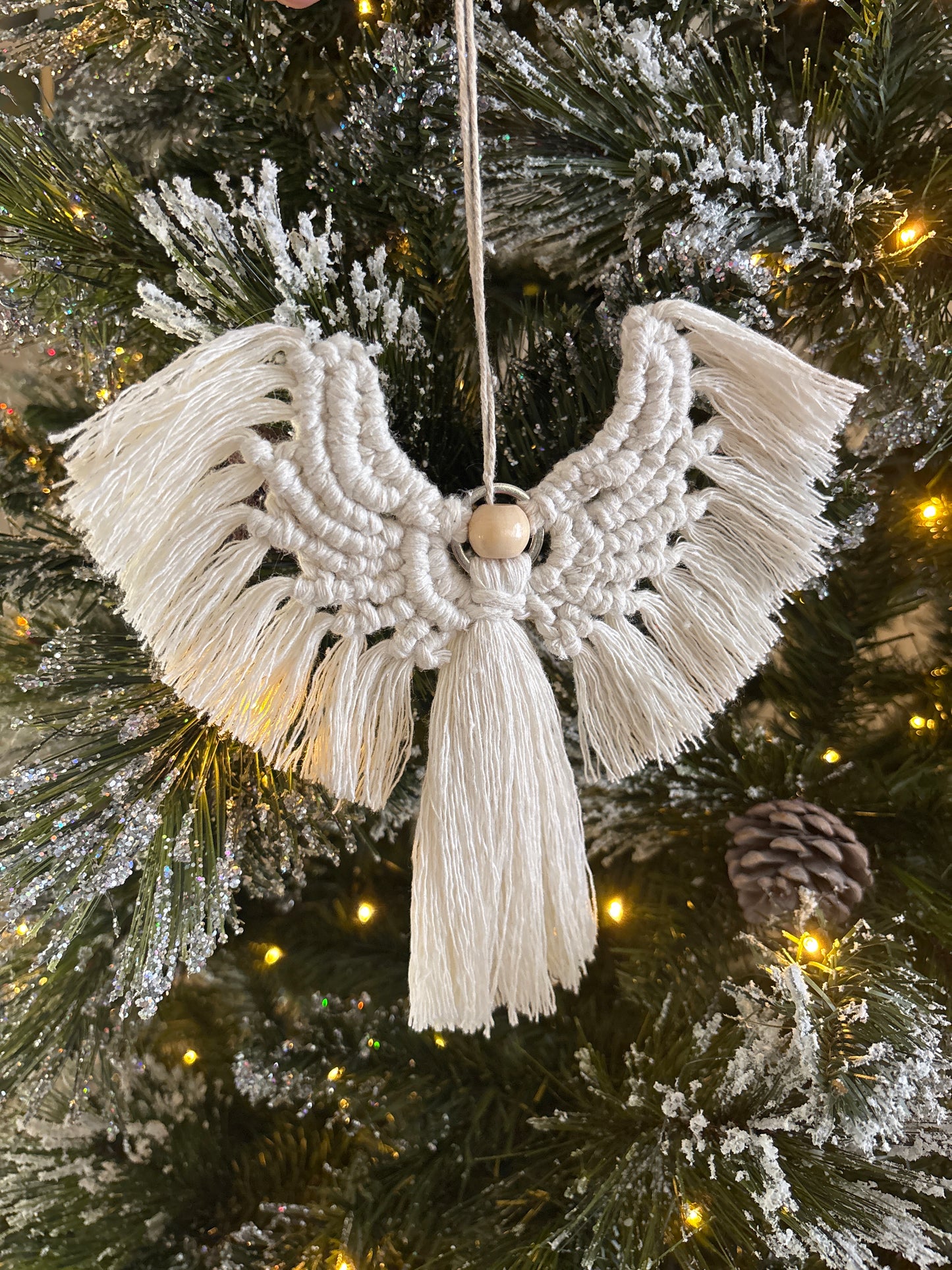 Macrame angel